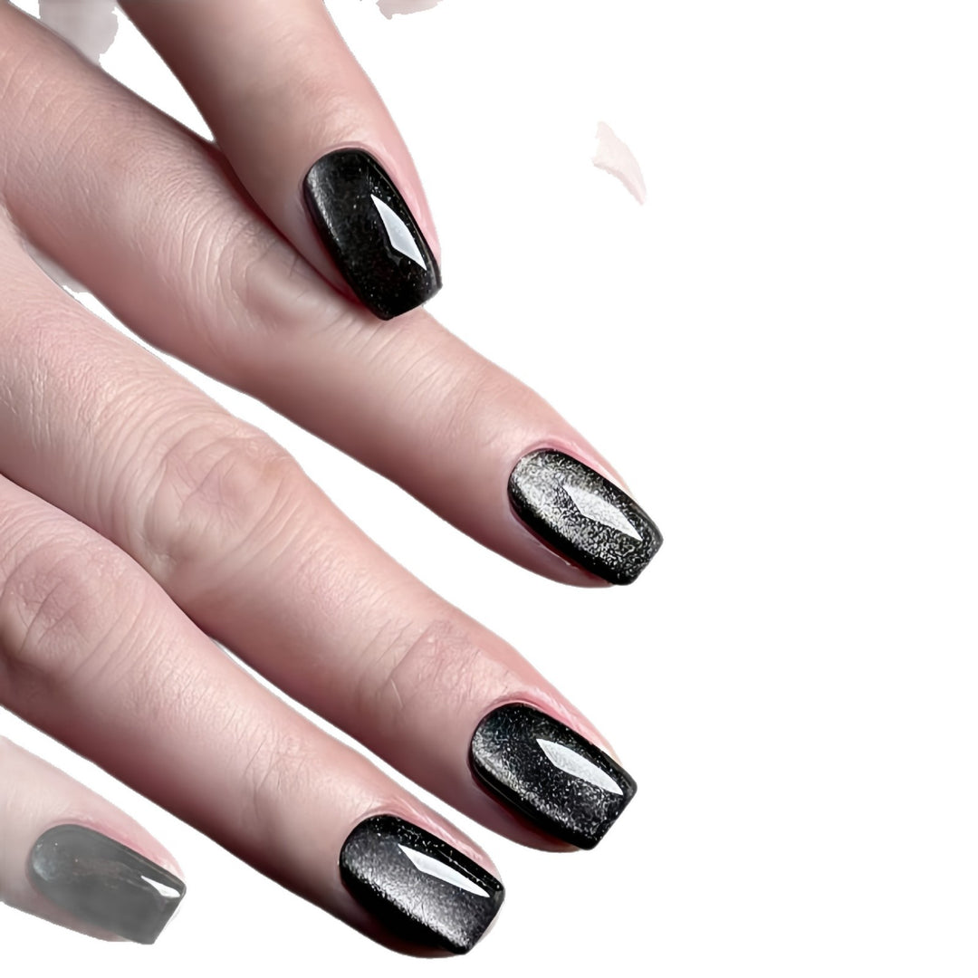 Metallic Glossy Press-On Nail Set Stornfield