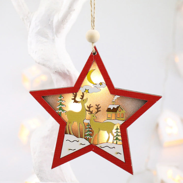 Illuminated Holiday Ornament Set