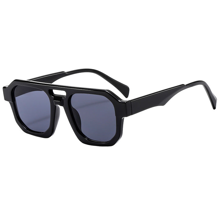 Women’s exclusive polygonal sunglasses with luxurious tortoiseshell pattern Stornfield
