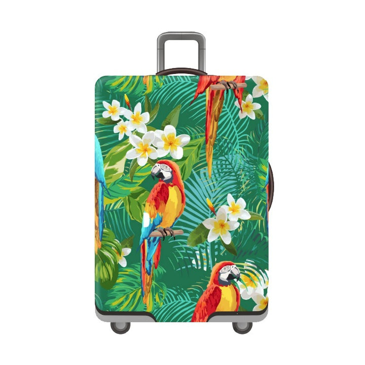 Tropical Leaf Print Hard Shell Luggage Stornfield