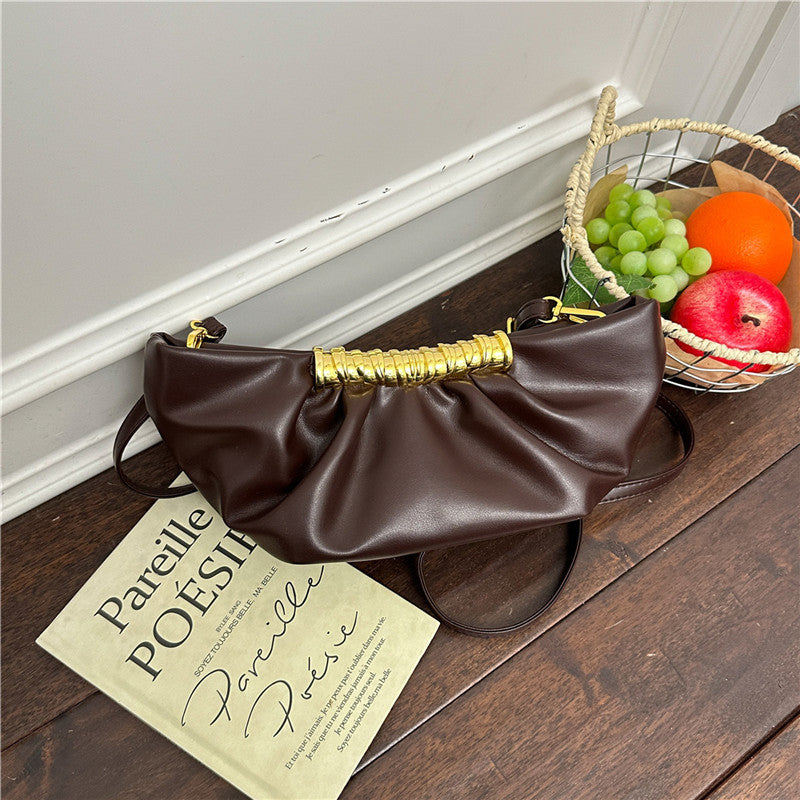 Stylish Gathered Evening Clutch