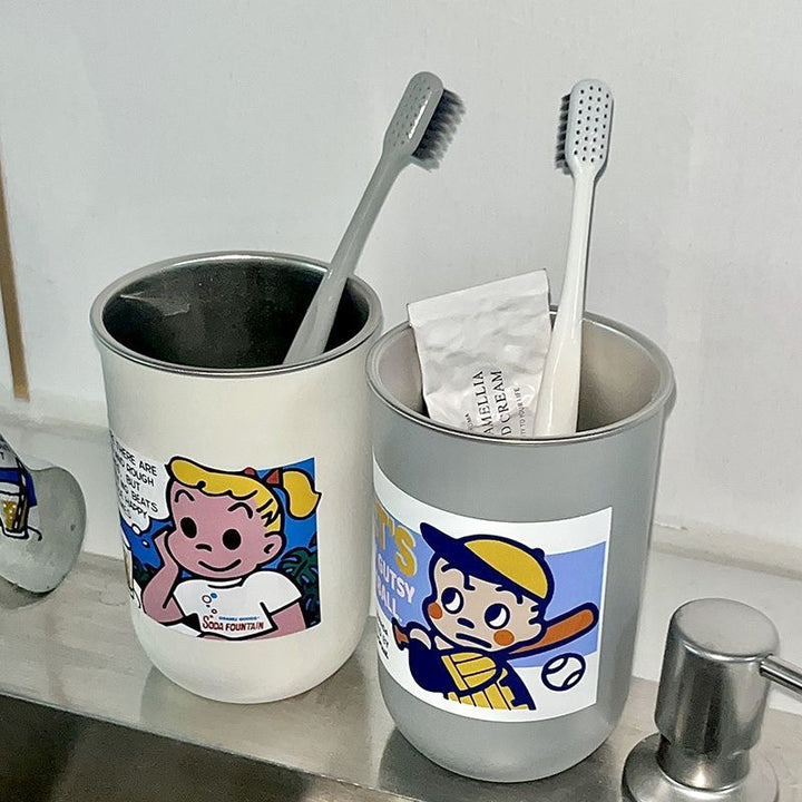 Toothbrush cup with trendy children's design Stornfield