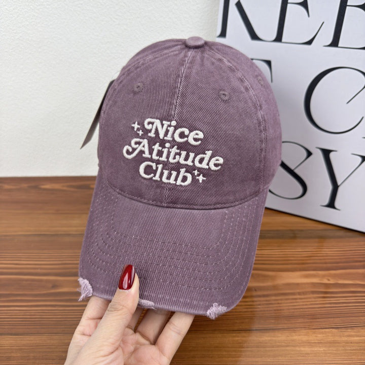 Men's Distressed Cotton Baseball Cap Stornfield 1784270476