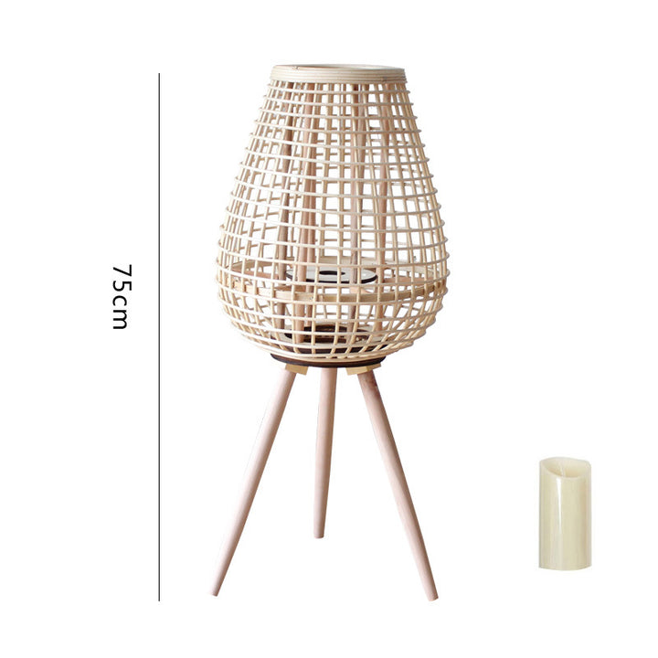 Decorative Rattan Lantern with Carry Handle Stornfield