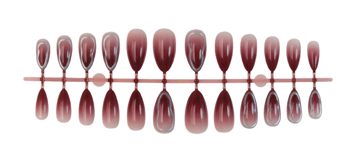 Acrylic nail set with elegant ombre effects Stornfield