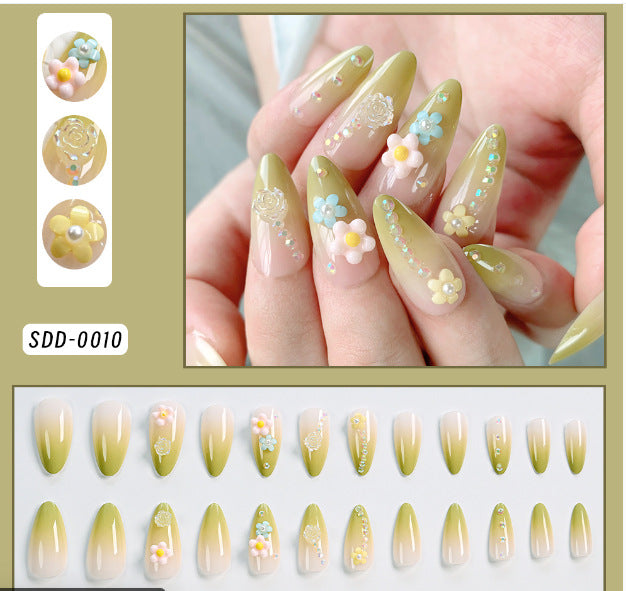 Artistic Press-On Nail Set Stornfield