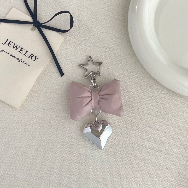 Bow-Shaped Charm Keychain Stornfield