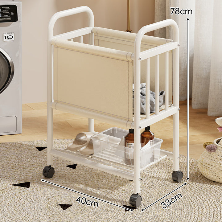Mobile Nursery Bassinet and Storage Cart