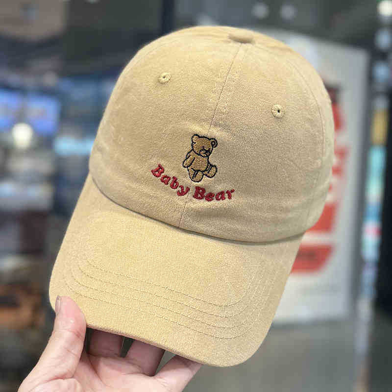 Women's Cute Embroidered Bear Cap Stornfield