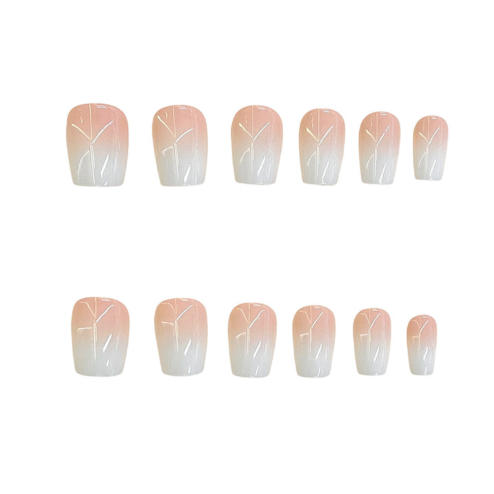 Premium Natural Finish Press-On Nail Set Stornfield