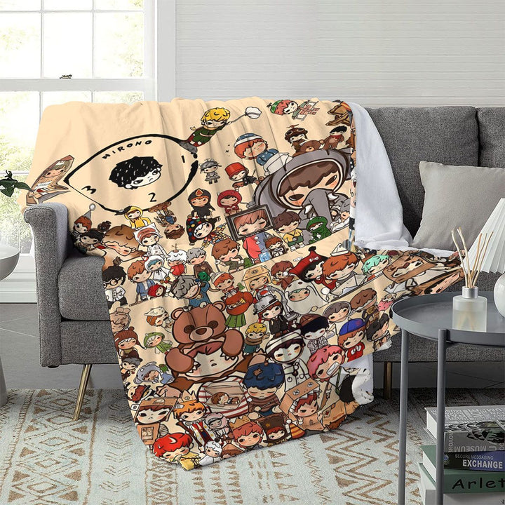 Character Design Throw Blanket