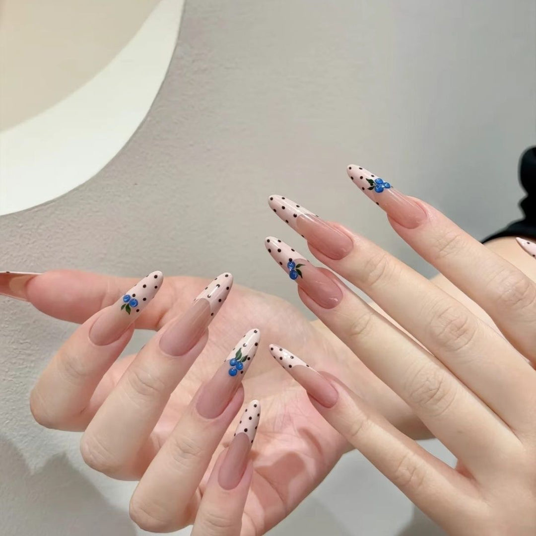 Floral Designer Press-On Nail Tips Stornfield