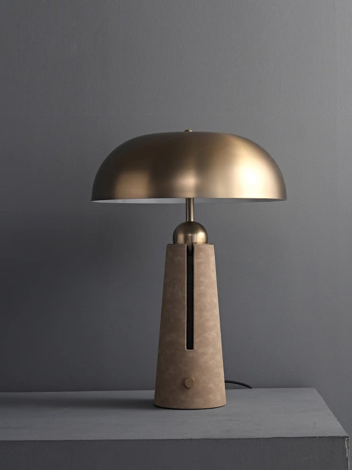 Contemporary Table Lamp with Unique Geometric Design