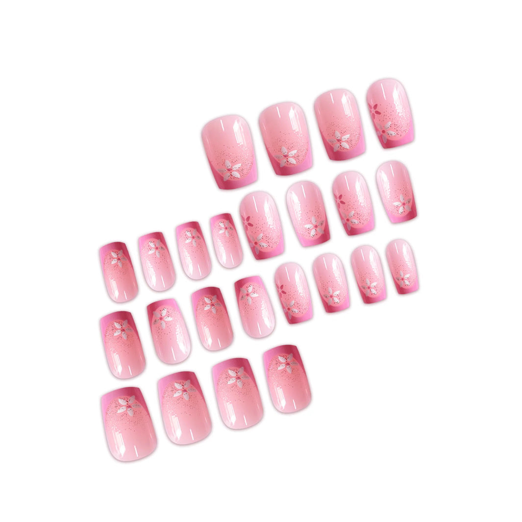 Floral Ombre Press-On Nails Stornfield