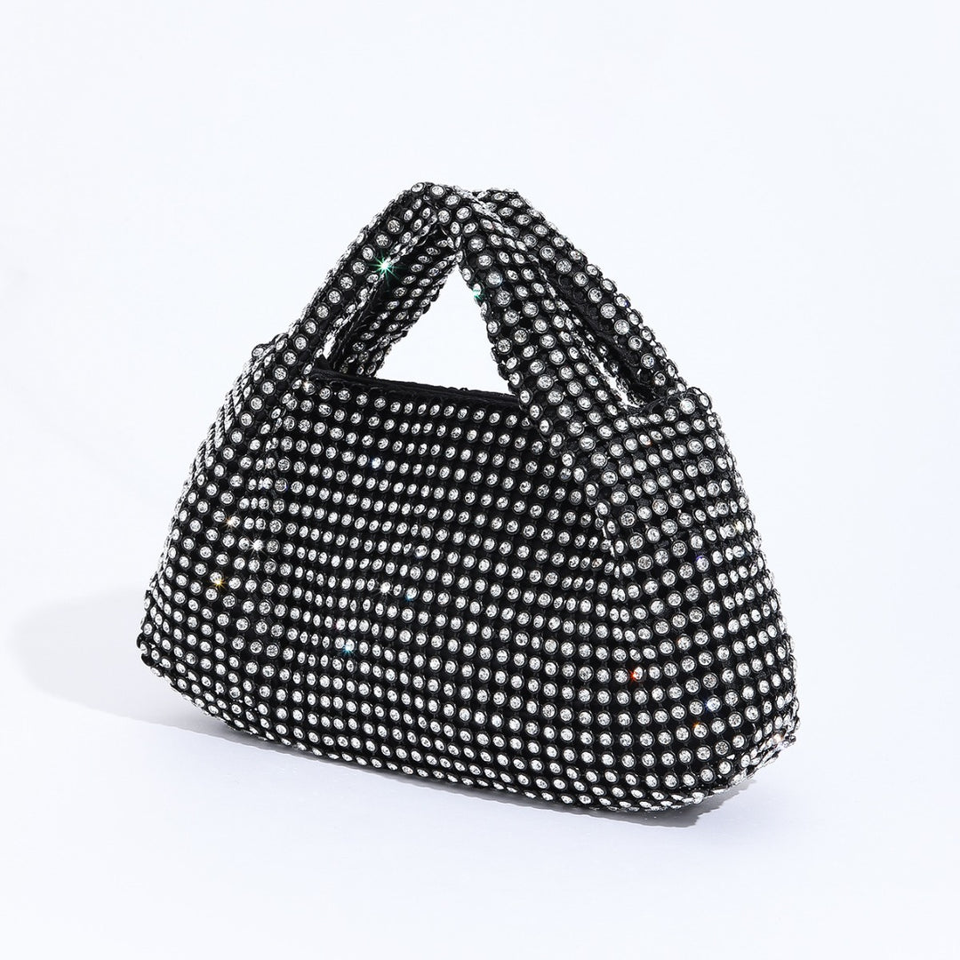 Crystal-Embellished Evening Handbag