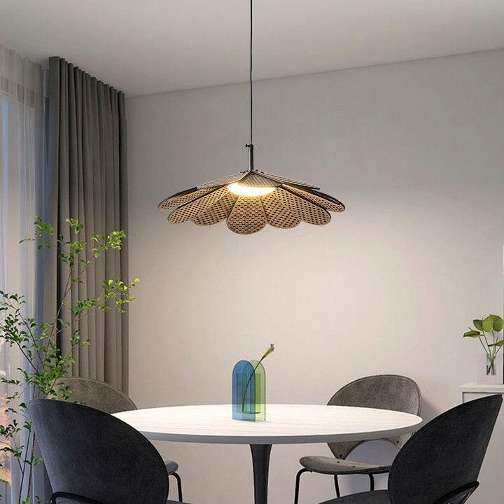 Artistic Wooden Hanging Pendant Light