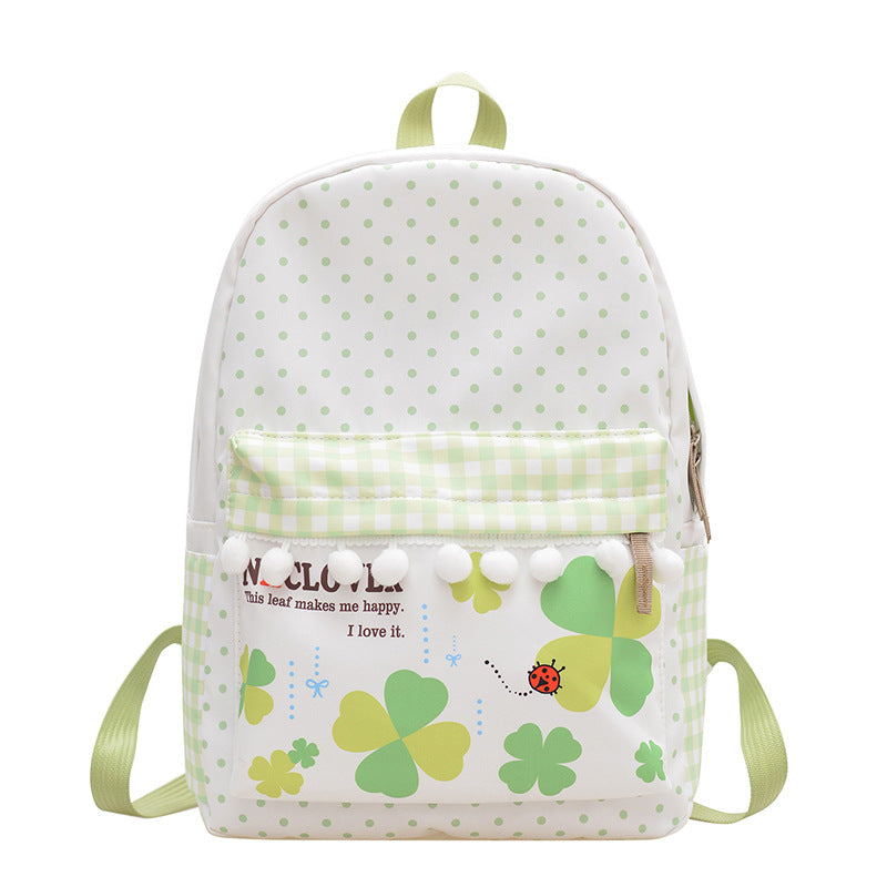 Playful Patterned School Backpack