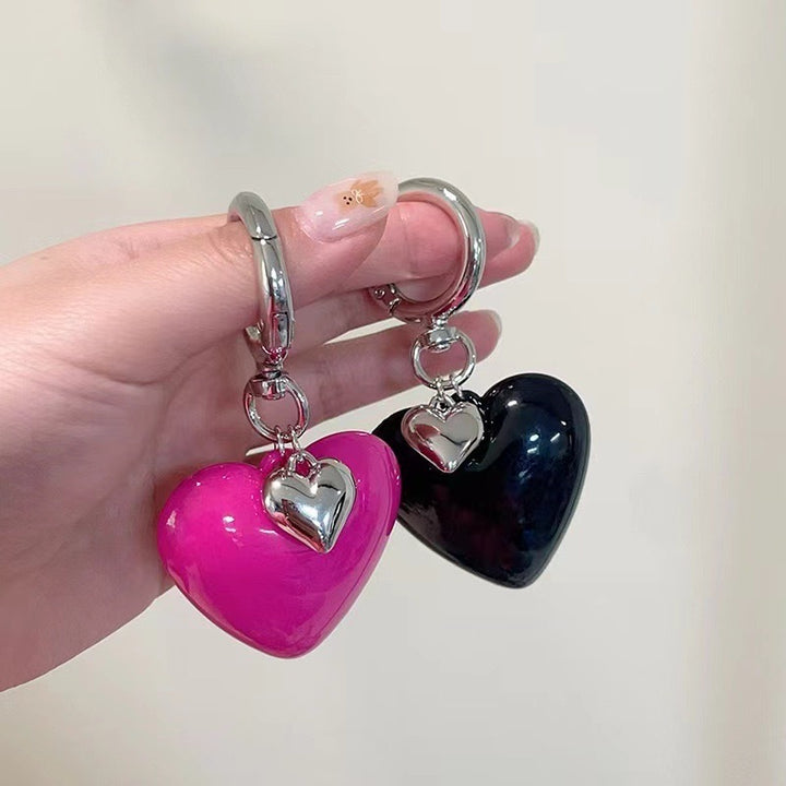 Heart-Shaped Charm Keychain Stornfield