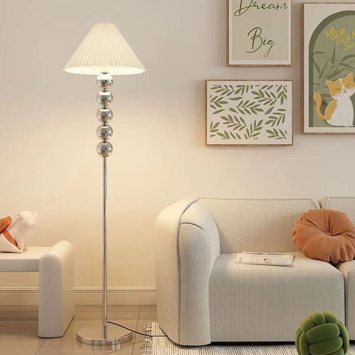 Contemporary Metallic Floor Lamp
