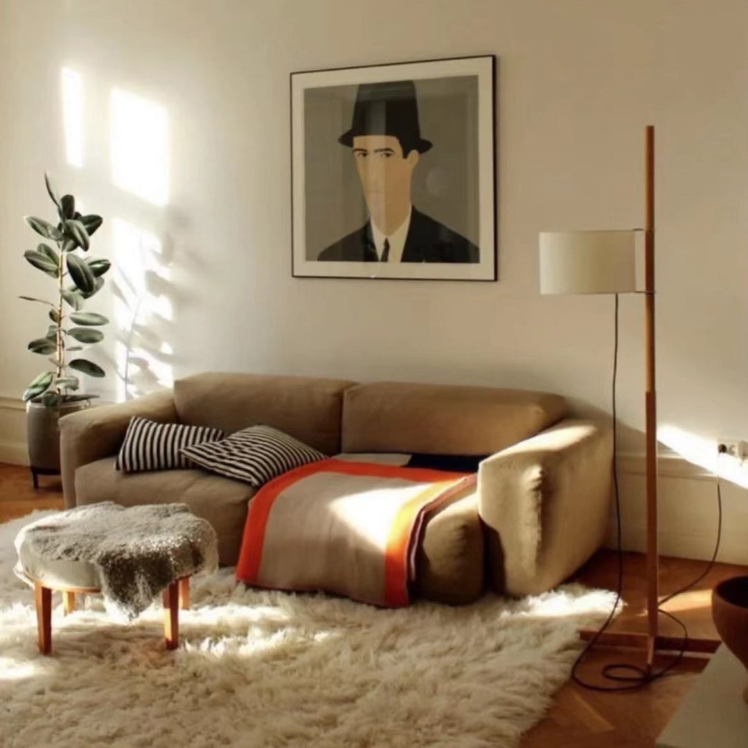 Modern Minimalist Floor Lamp with Adjustable Shade
