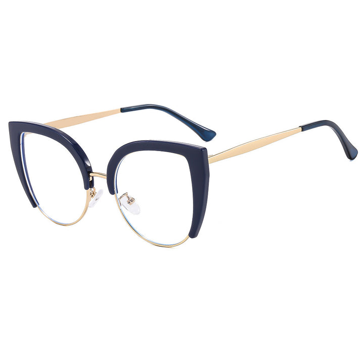 Women Fashion Cat-Eye Glasses made of Plastic with Metal Accents Stornfield