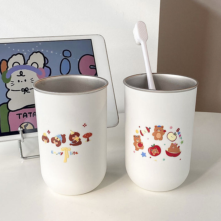 Stainless steel cup with funny animal design Stornfield