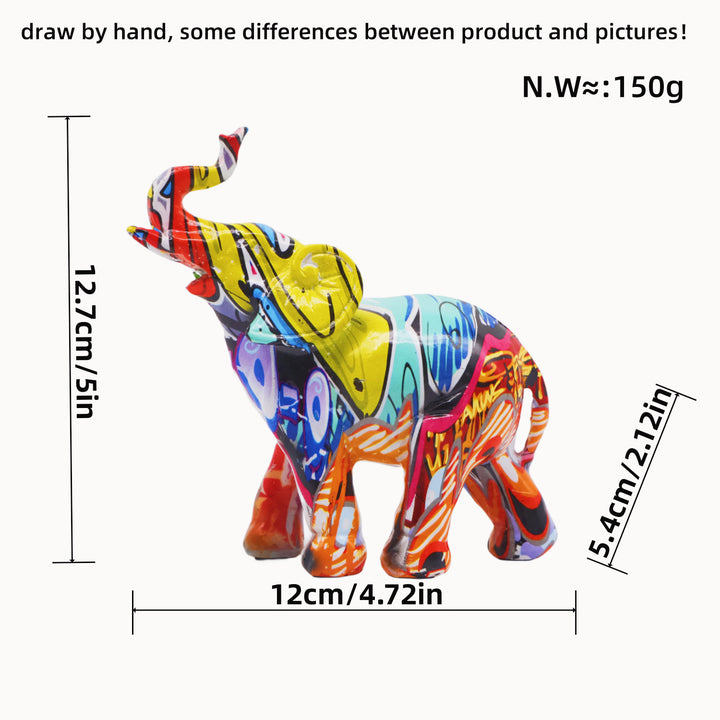 Colorful Elephants Figurine Stornfield