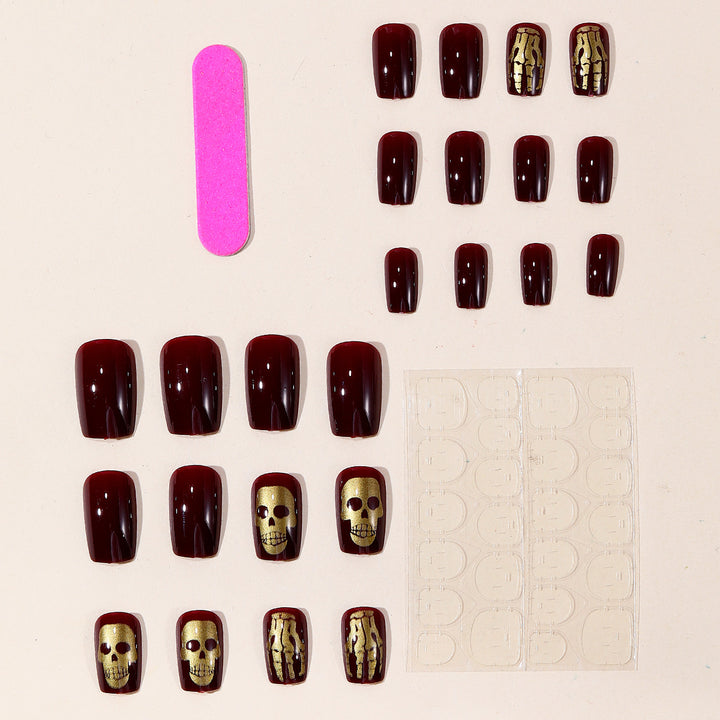 Gothic Skull Nail Art Extensions Stornfield