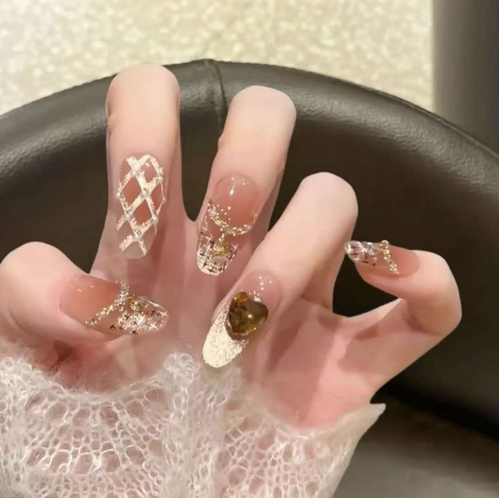 Luxury Decorative Press-On Nail Extensions Stornfield