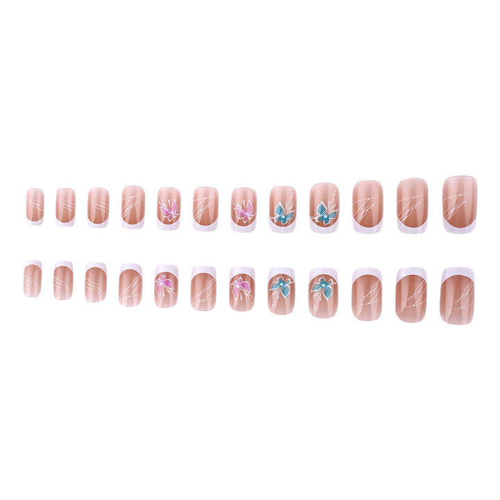 Floral Accent Press-On Nail Art Stornfield