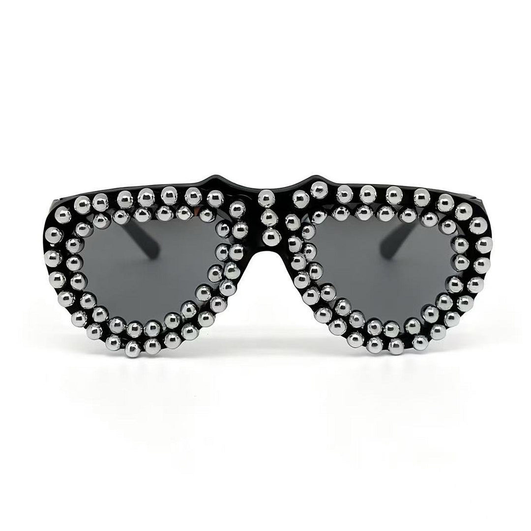 Ladies fashionable heart sunglasses with rhinestone embellished frame Stornfield