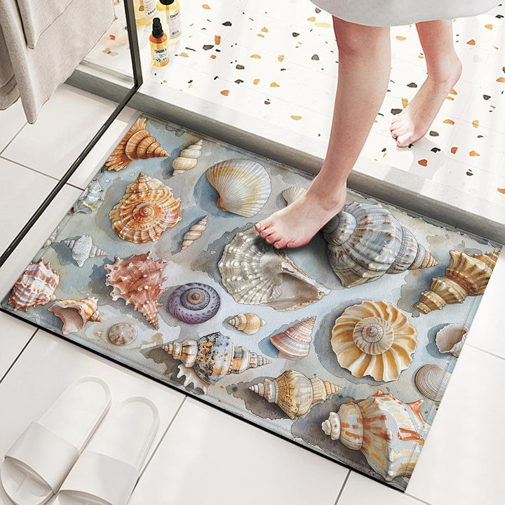 Charming Floral Welcome Mat