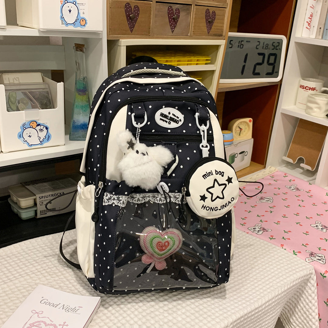 Charming Polka Dot Backpack Stornfield