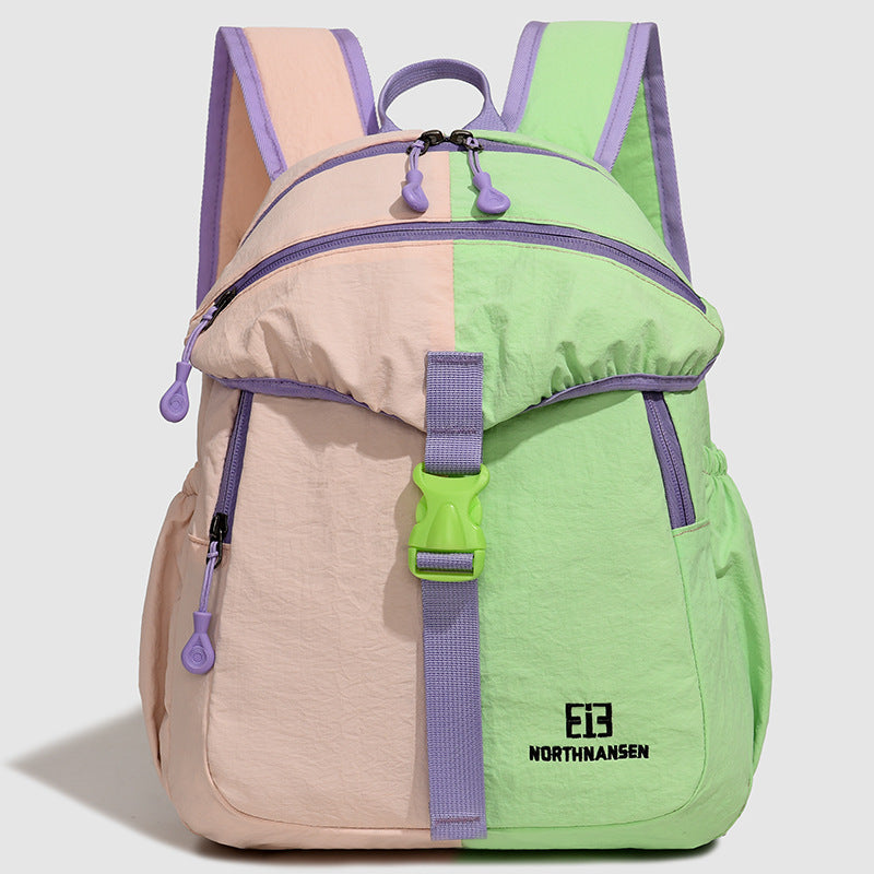 Color-Block Multi-Pocket Backpack Stornfield