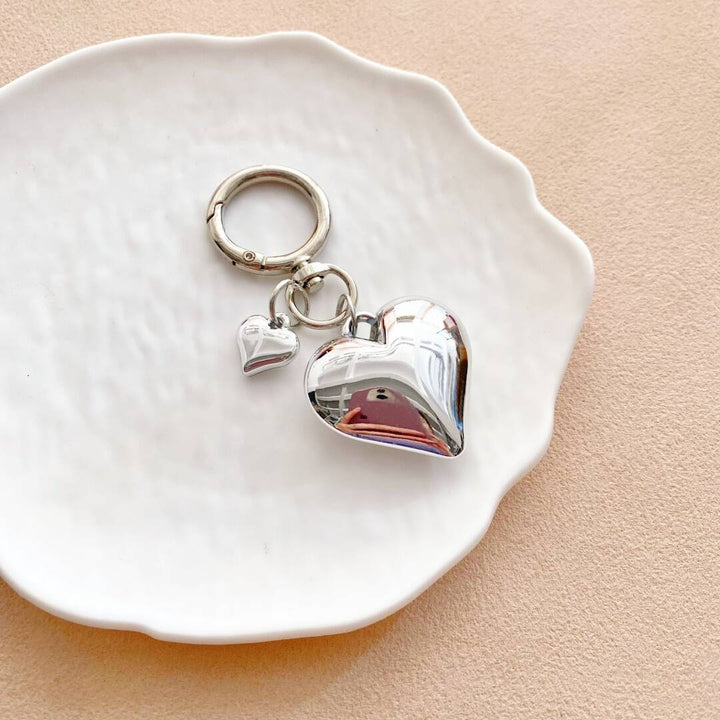 Heart-Shaped Charm Keychain Stornfield