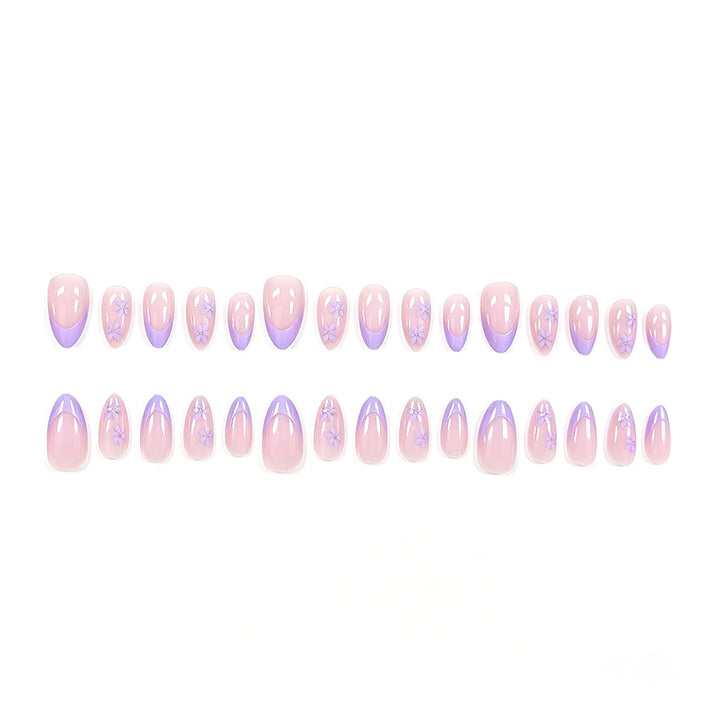 Floral Themed Acrylic Nail Enhancements Stornfield
