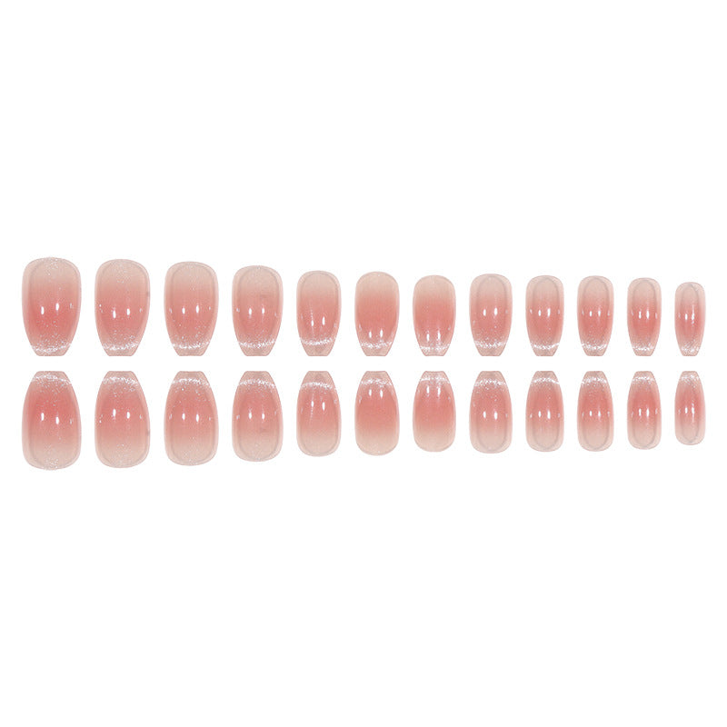 Elegant Glossy Gel Press-On Nails Stornfield