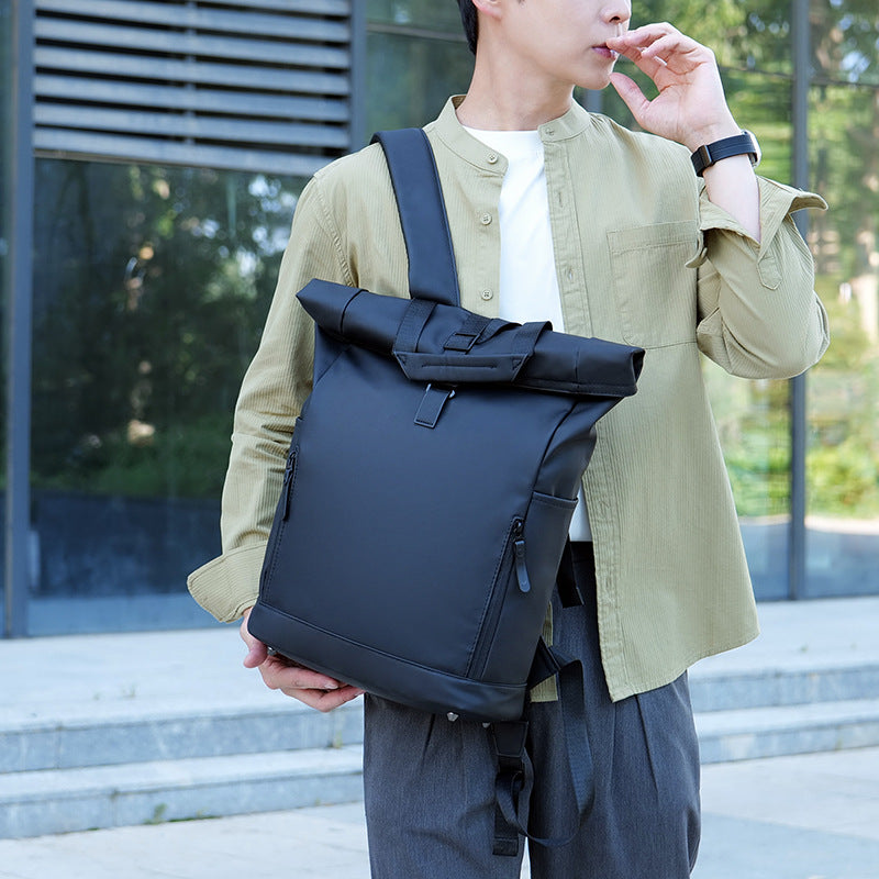 Backpack with Roll Closure and Waterproof Material Stornfield