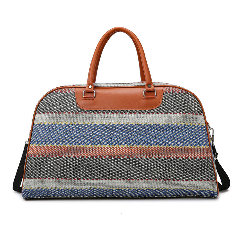 Stylish Plaid Weekend Tote Bag Stornfield