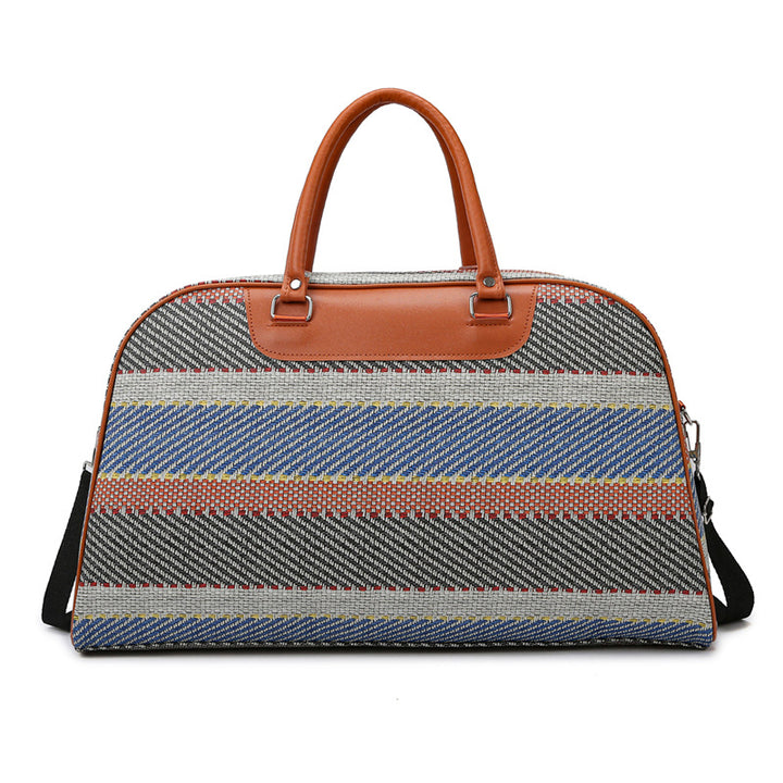 Stylish Plaid Weekend Tote Bag Stornfield