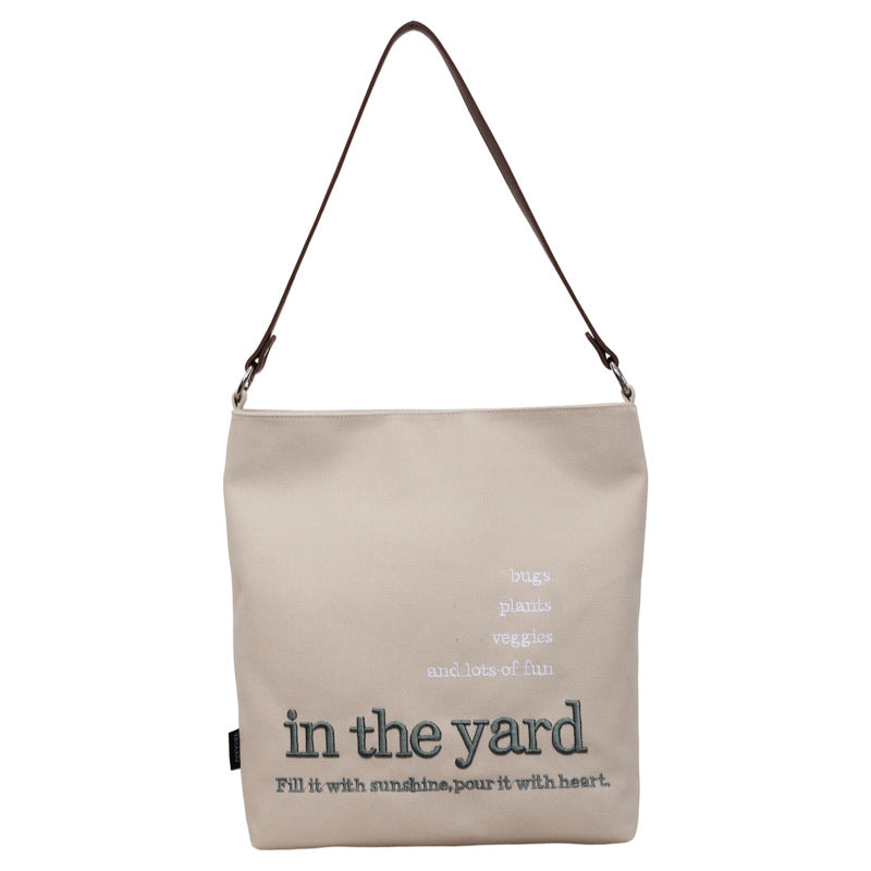 Casual Embroidered Tote Bag