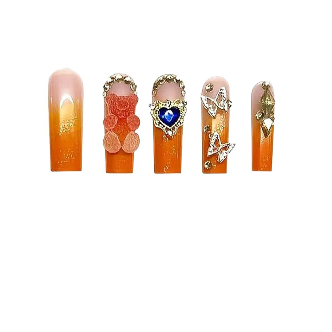 Glamorous Press-On Nail Art Set Stornfield