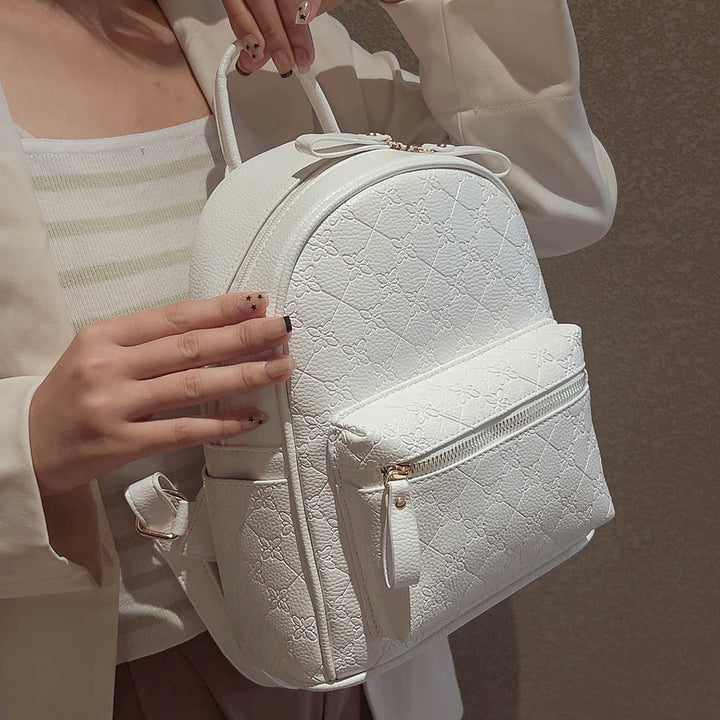 Floral Textured Mini Backpack Stornfield