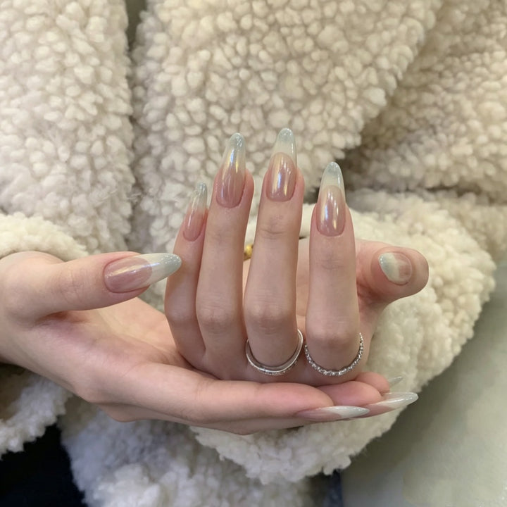 Glamorous Artificial Nails In Modern Ombre Design Stornfield