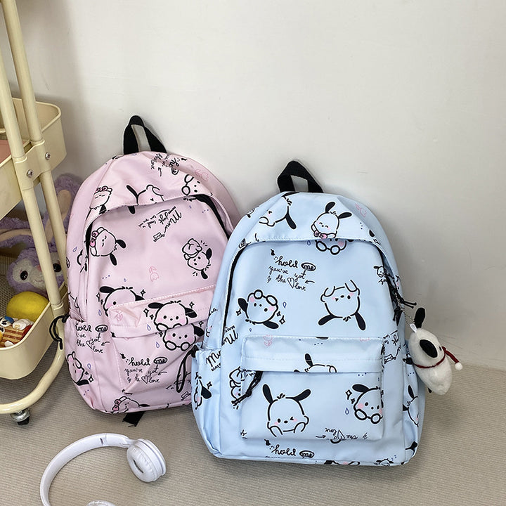 Whimsical Cartoon-Patterned Backpack Stornfield