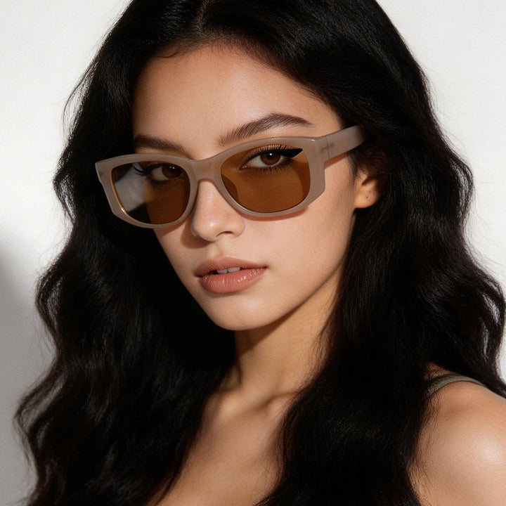 Ladies stylish sunglasses with modern transparent frame Stornfield