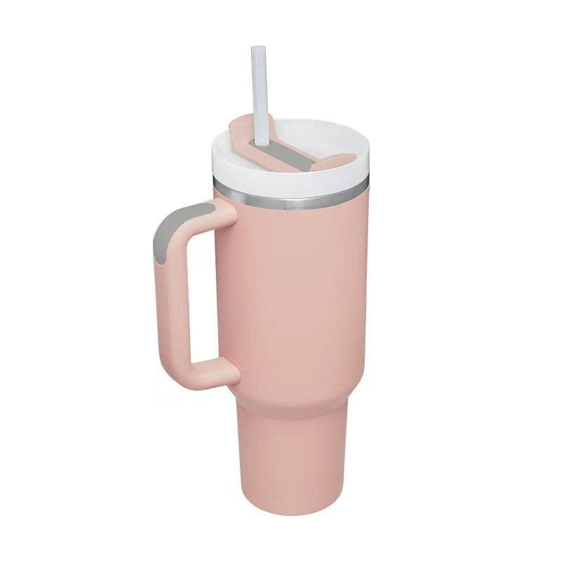 Ladies Insulated Mug with Handle and Practical Straw Stornfield
