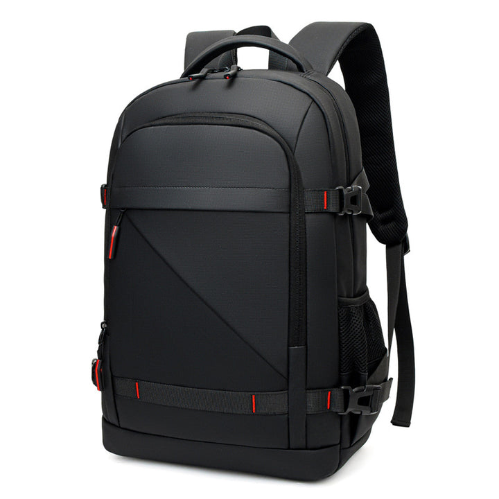 Backpack with ergonomic carrying system and multifunctional compartments Stornfield