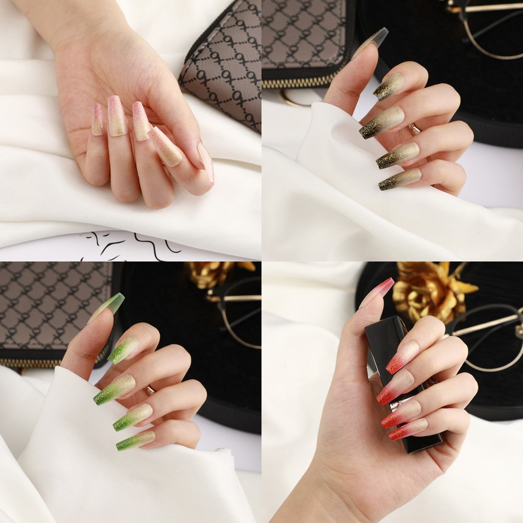 Nails with Glitter Effect Stornfield