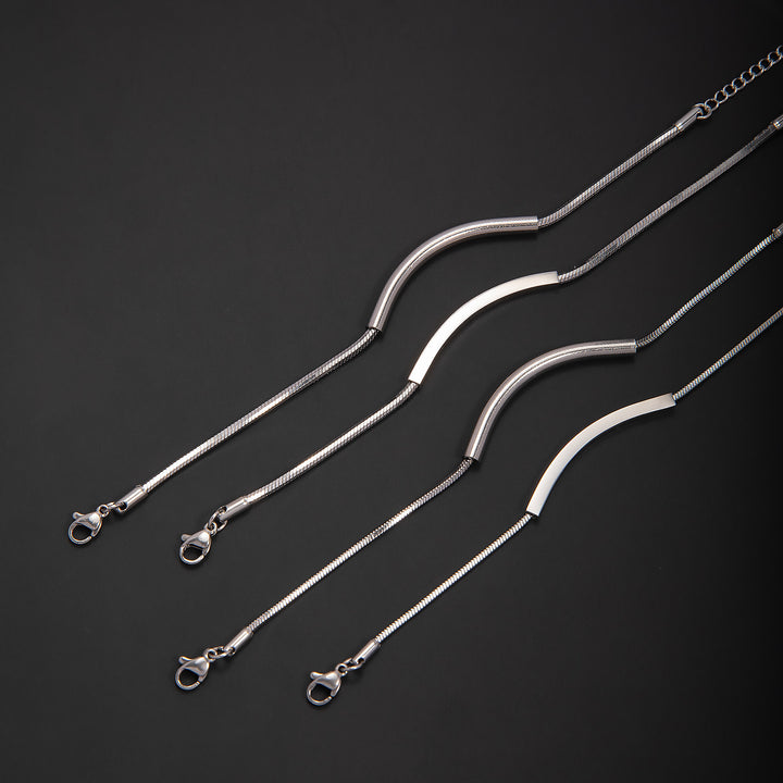 Elegant Minimalist Silver Chain Bracelet Stornfield